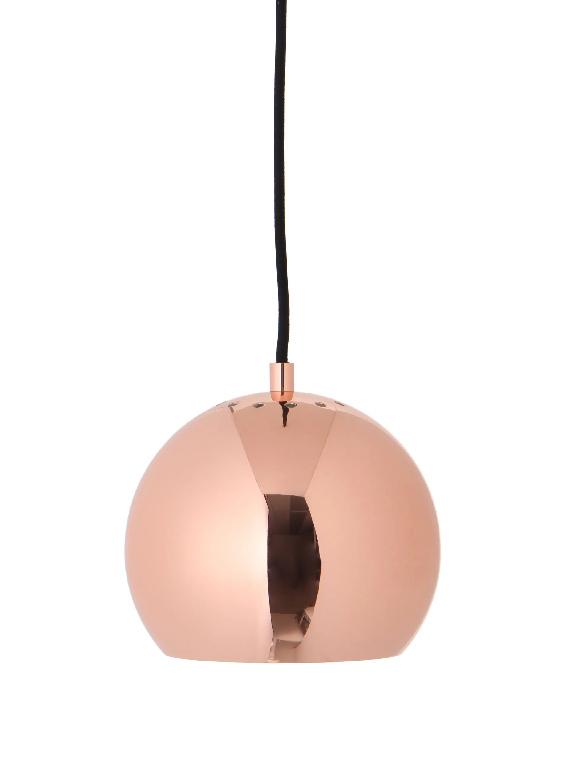 Ball pendant Ø18 cm, Glossy copper Frandsen