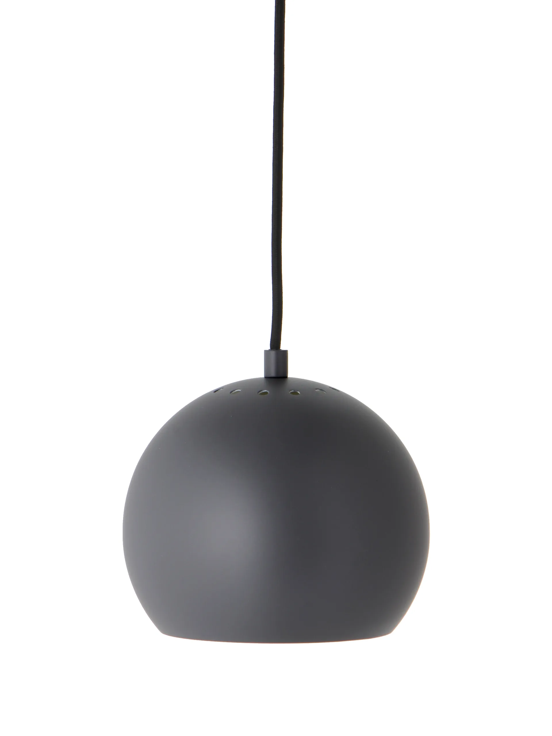Ball pendant Ø18 cm, Matte dark gray Frandsen