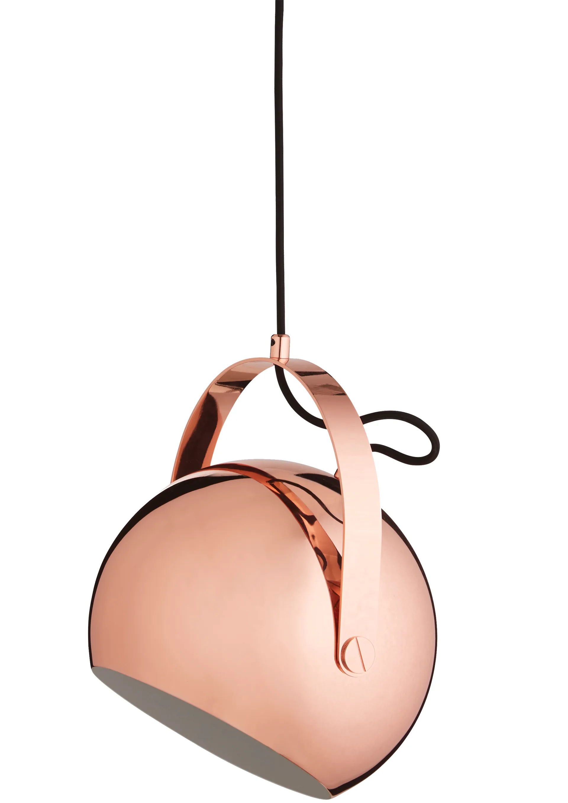 Ball pendant Ø19 cm, Glossy copper Frandsen