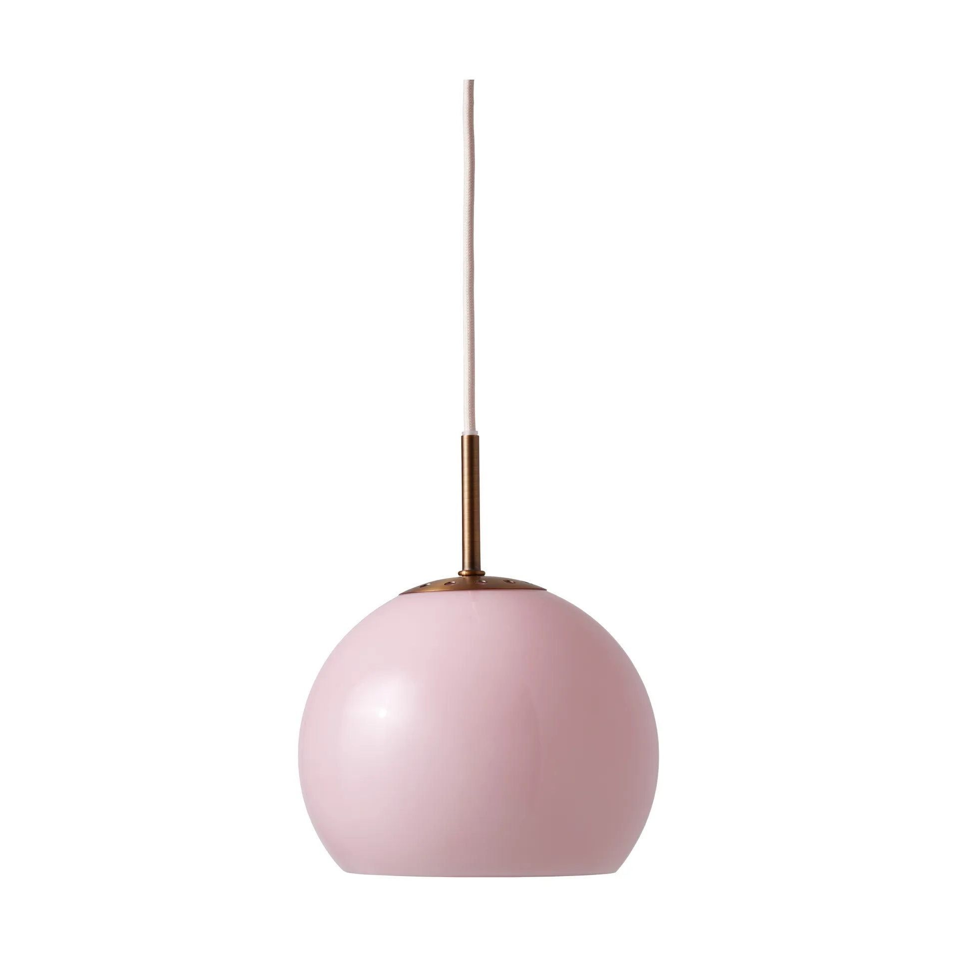 Ball pendant lamp Ø18 cm, Opal rose Frandsen