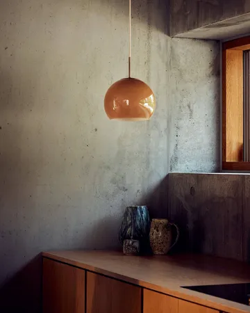 Ball pendant lamp - Cappuccino, Ø25 cm - Frandsen