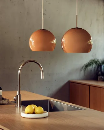 Ball pendant lamp - Cappuccino, Ø25 cm - Frandsen