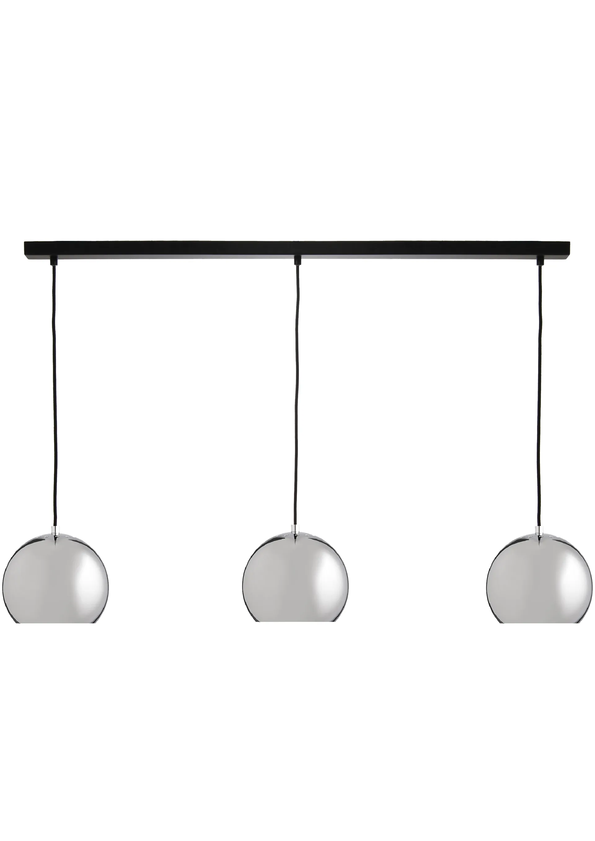 Ball Track pendant 3, Glossy chrome Frandsen