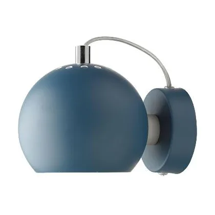 Frandsen Ball wall lamp o12 cm Blue | Scandinavian Design | Wall lights | Blue