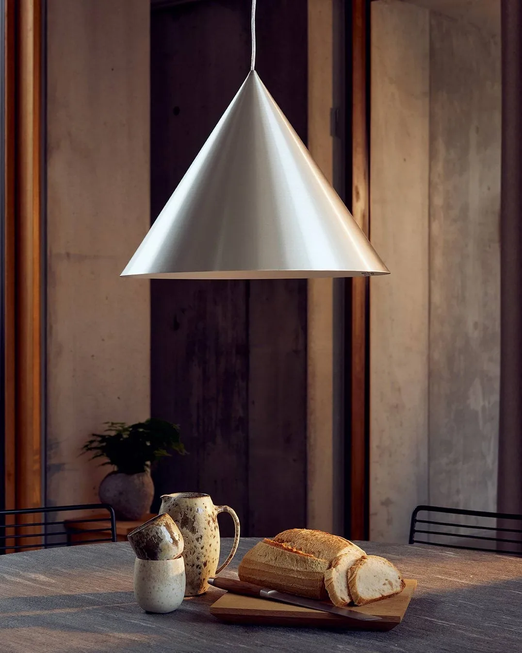 Benjamin Xl pendant, Brushed aluminium Ø30 cm Frandsen