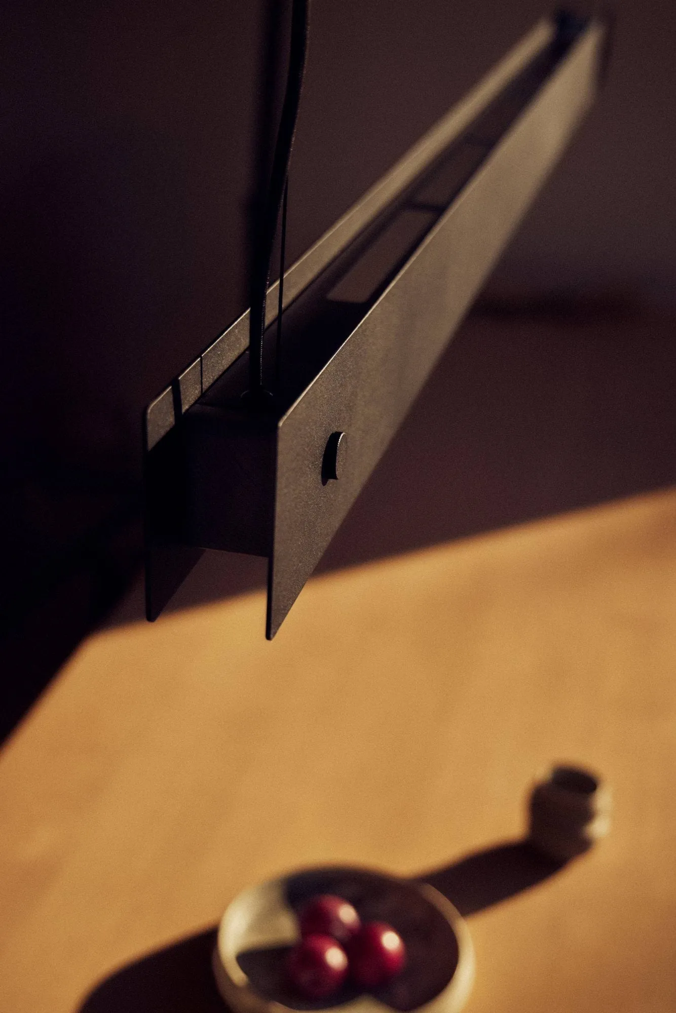 Bridge pendant lamp, Matt Black, 150 cm Frandsen
