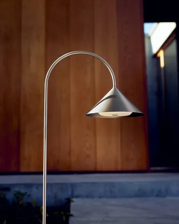 Grasp garden spear garden lamp - Brushed stainless steel, 82 cm - Frandsen