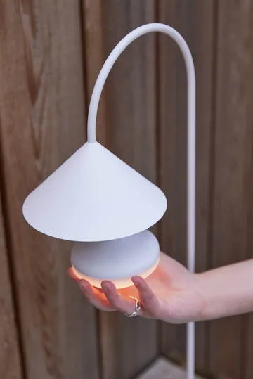 Grasp portable table lamp - Matt White, 72 cm - Frandsen