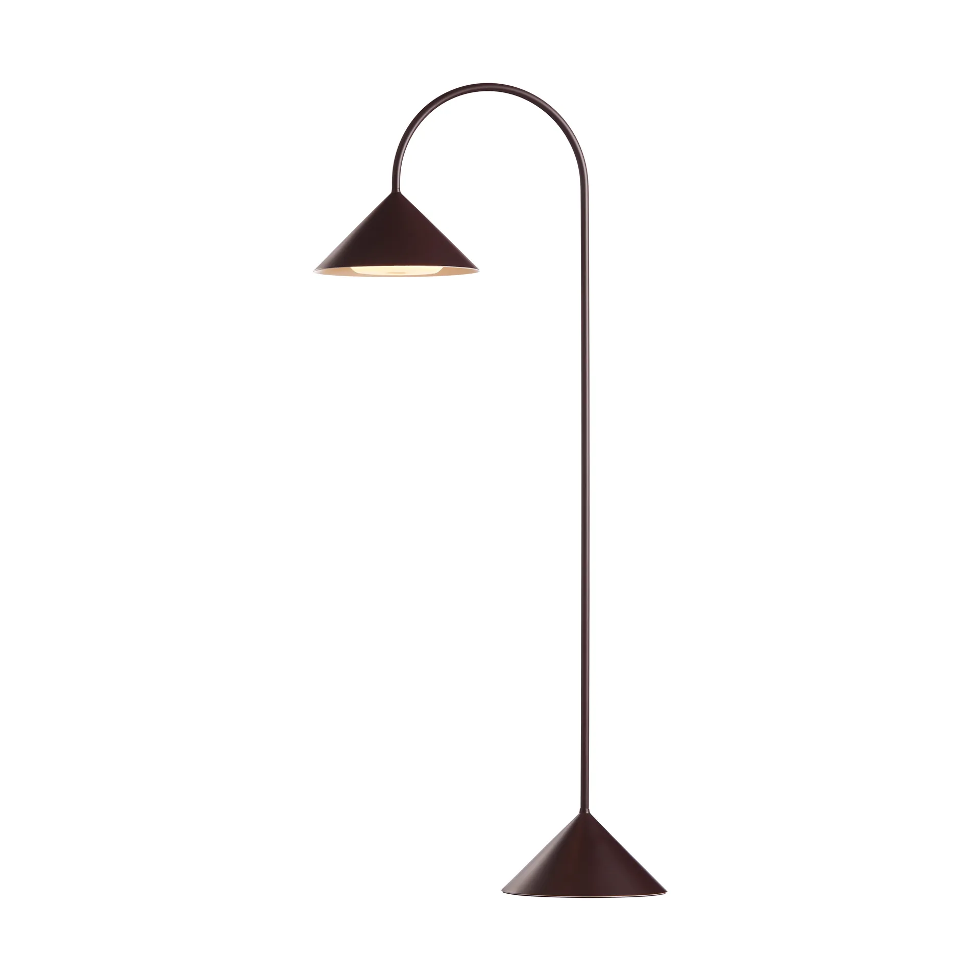 Grasp portable table lamp, Matte Beetroot, 72 cm Frandsen