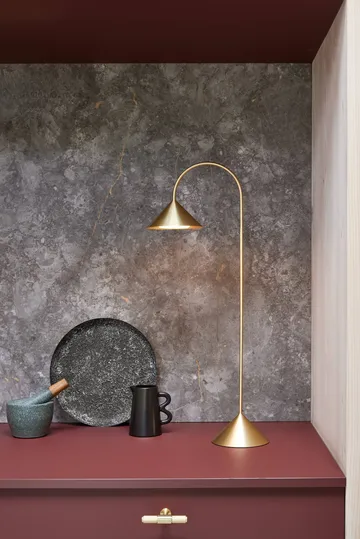 Grasp portable table lamp - Solid brass, 72 cm - Frandsen