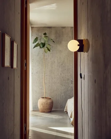 Hito table/wall lamp - Black-white - Frandsen