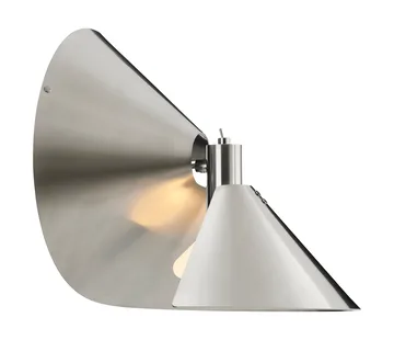 Peel wall lamp - Brushed stainless steel - Frandsen