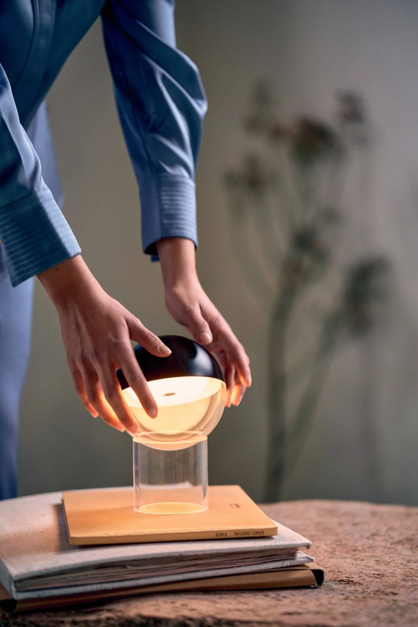 Pila portable table lamp, Black Frandsen