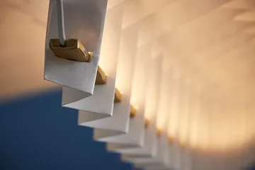 Sora pendant lamp - Solid brass-white - Frandsen