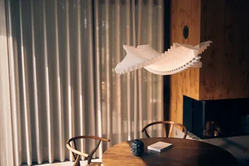 Sora pendant lamp - Solid brass-white - Frandsen