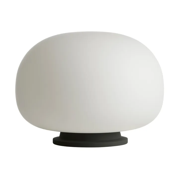 Supernate table lamp - Opal white-black, Ø38 cm - Frandsen