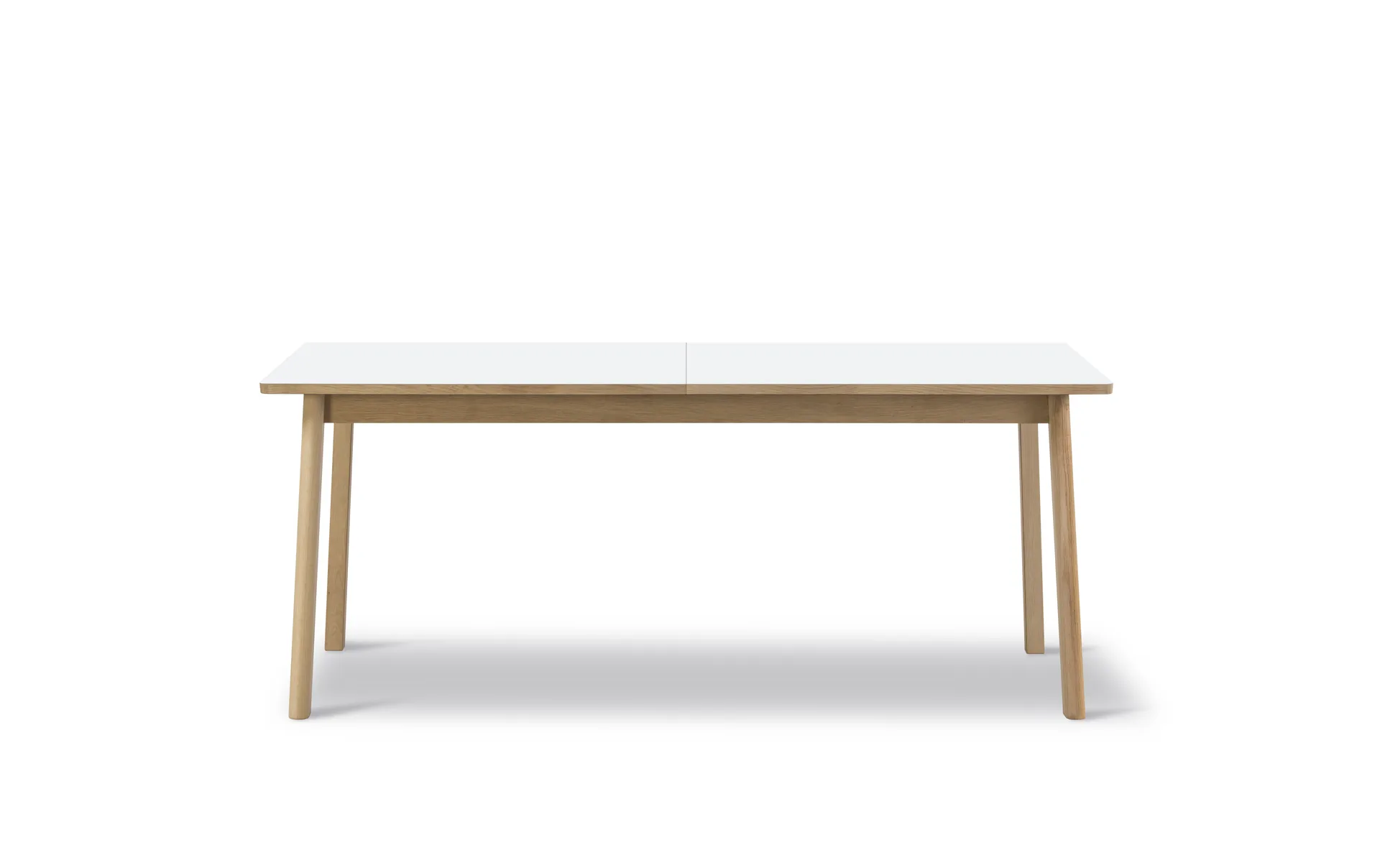 Ana dining table 180-280x95 cm, Nano laminate white-soaped oak Fredericia Furniture