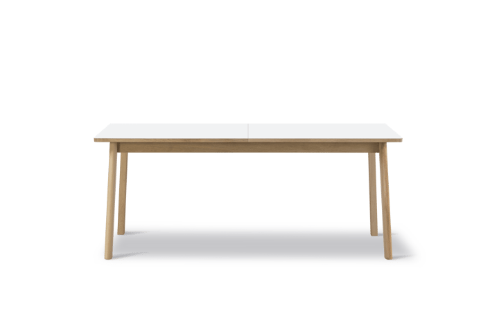 Ana dining table 180-280x95 cm - Nano laminate white-soaped oak - Fredericia Furniture