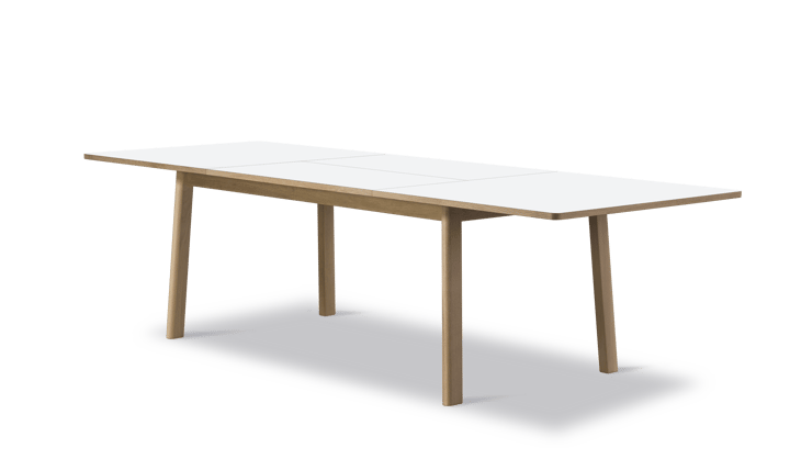 Ana dining table 180-280x95 cm, Nano laminate white-soaped oak Fredericia Furniture
