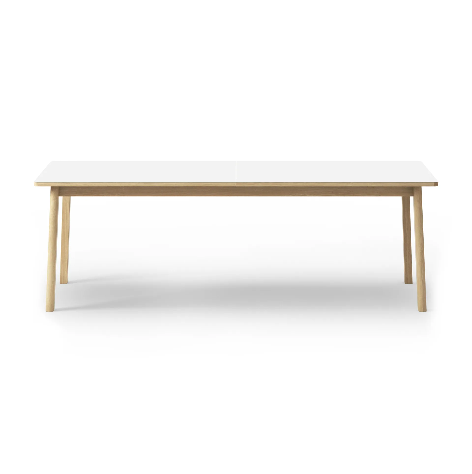 Ana dining table 220-320x95 cm, Nano laminate white-soaped oak Fredericia Furniture