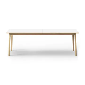 Ana dining table 220-320x95 cm - Nano laminate white-soaped oak - Fredericia Furniture