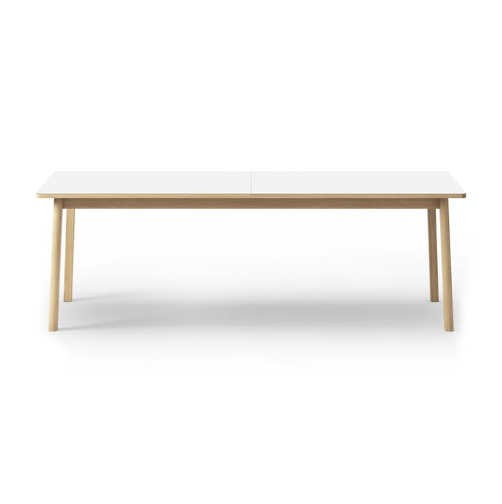 Ana dining table 220-320x95 cm - Nano laminate white-soaped oak - Fredericia Furniture