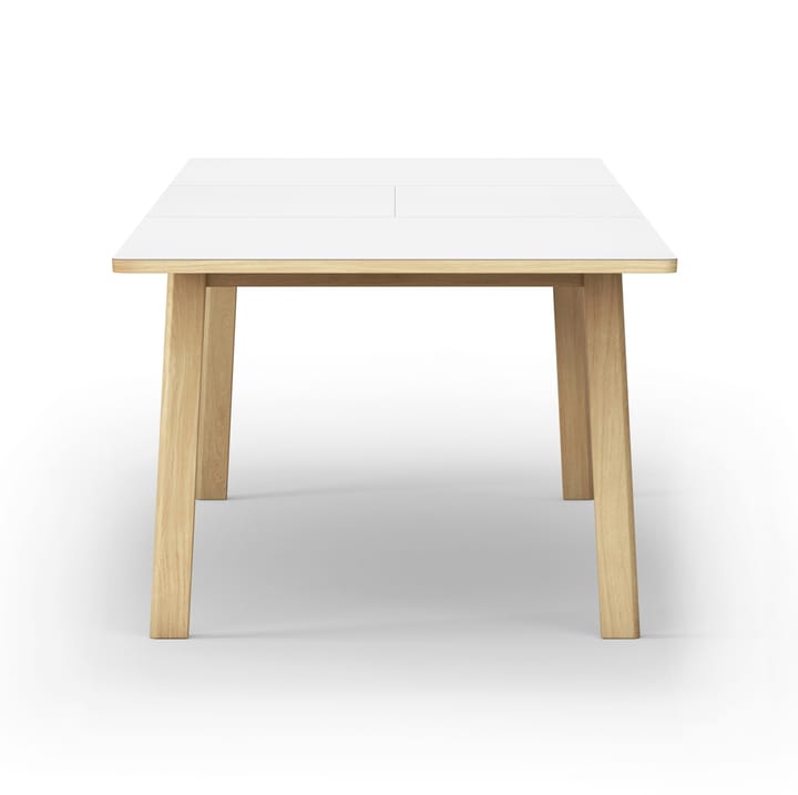 Ana dining table 220-320x95 cm, Nano laminate white-soaped oak Fredericia Furniture
