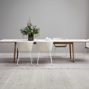 Ana dining table 220-320x95 cm - Nano laminate white-soaped oak - Fredericia Furniture