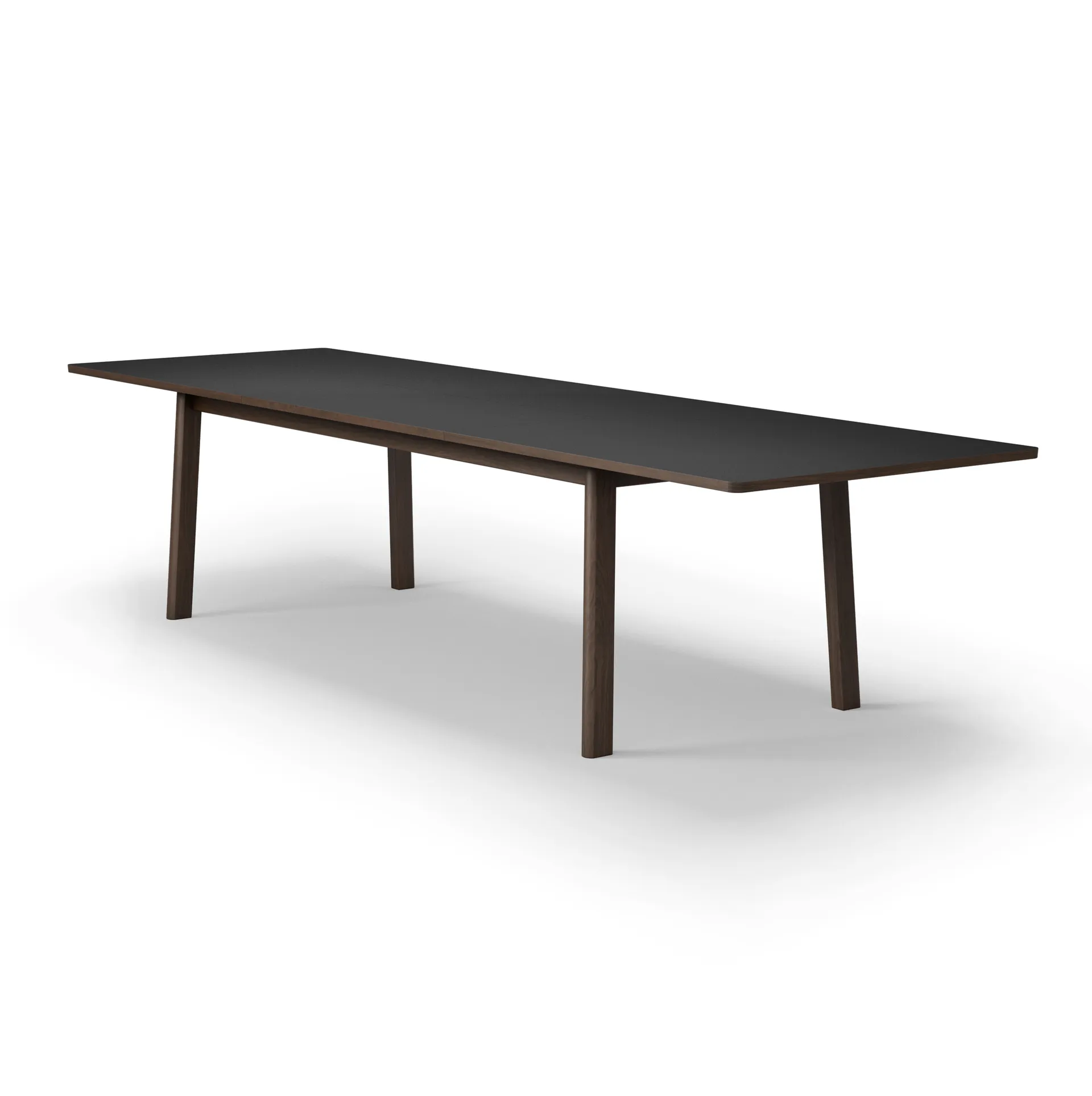 Ana dining table 220-320x95 cm, Nanolaminate black-smoked oak Fredericia Furniture