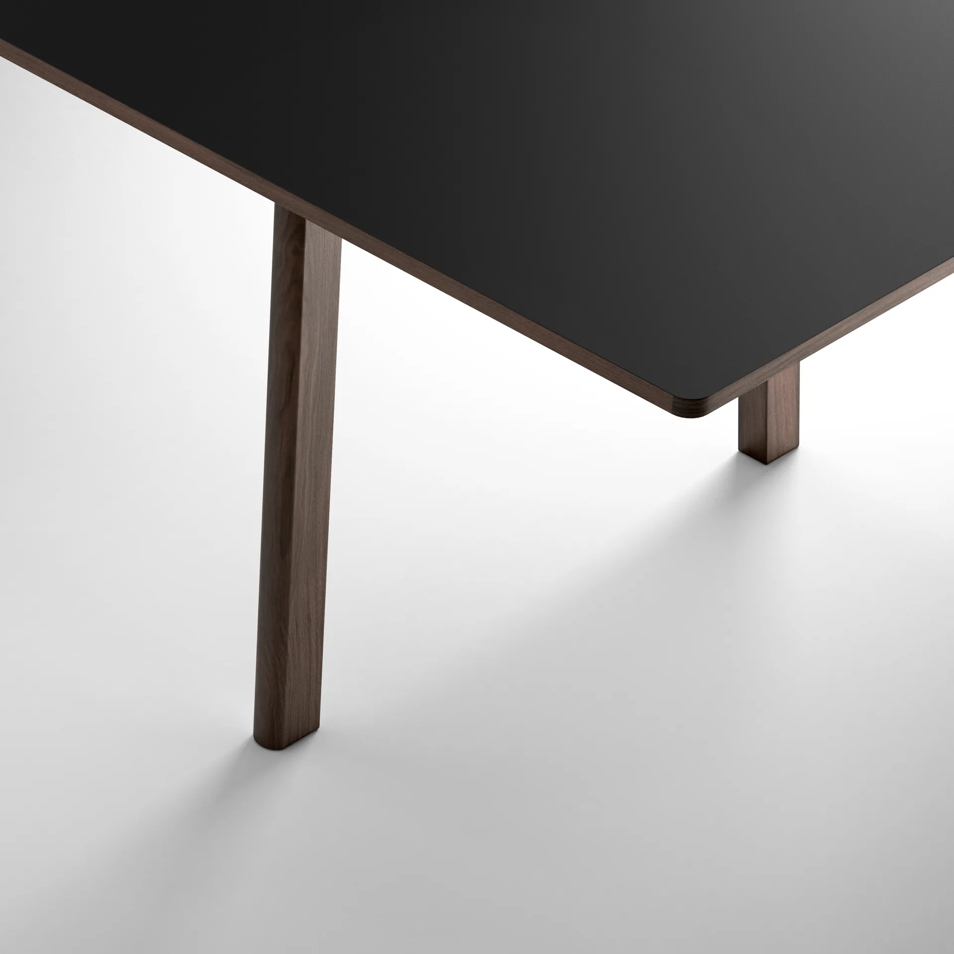 Ana dining table 220-320x95 cm, Nanolaminate black-smoked oak Fredericia Furniture