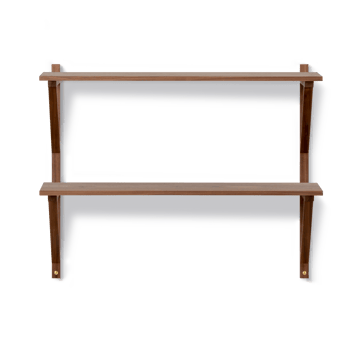 BM29 shelf 78x61 cm - Walnut lacquer - Fredericia Furniture
