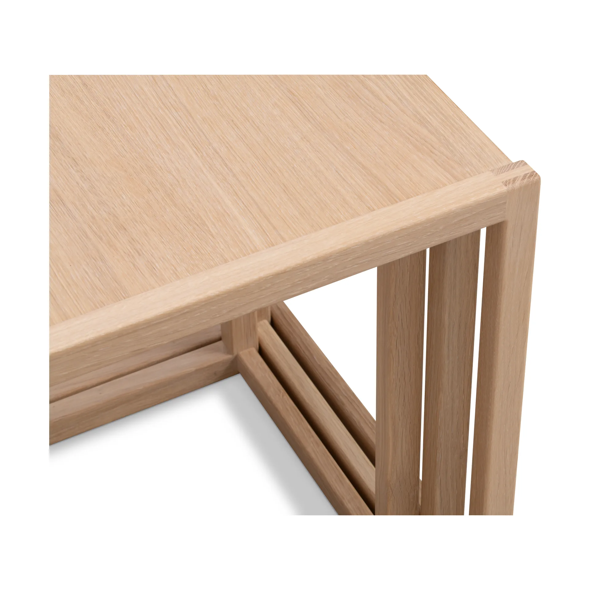 BM375 Nesting table 3 pieces, Light oiled oak Fredericia Furniture