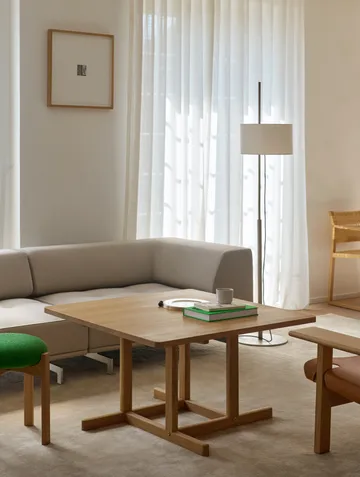 BM80 Mogensen Coffee Table 90x90 cm - Light oiled oak - Fredericia Furniture