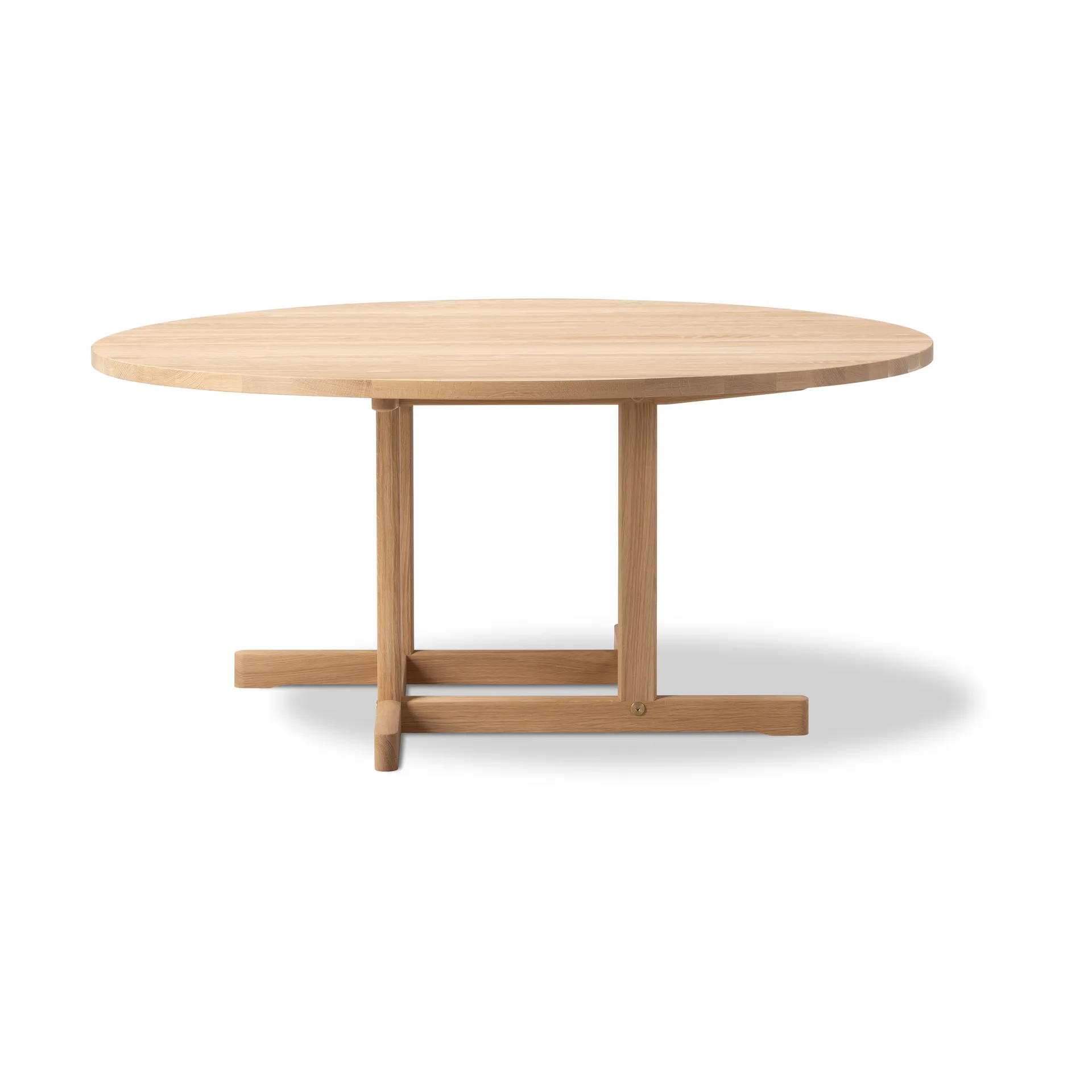BM80 Mogensen Coffee Table coffee table Ø120 cm, Light oiled oak Fredericia Furniture