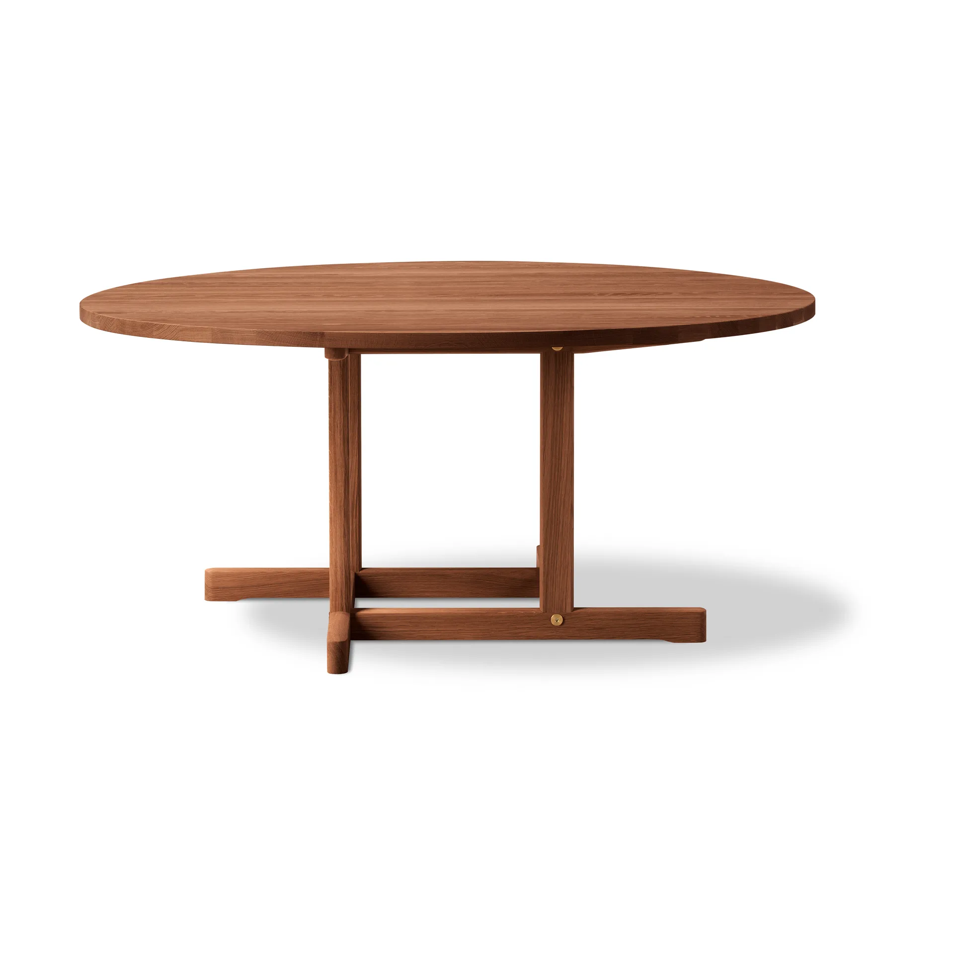 BM80 Mogensen Coffee Table coffee table Ø120 cm, Smoked oiled oak Fredericia Furniture