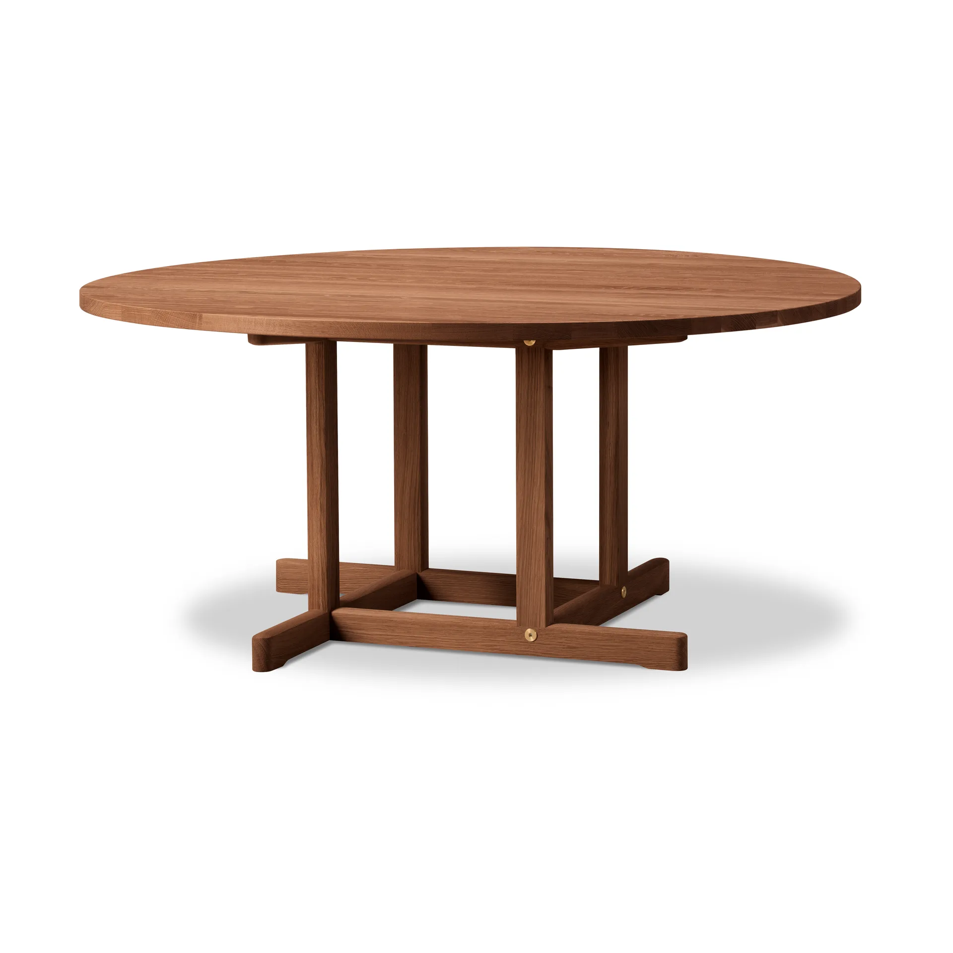 BM80 Mogensen Coffee Table coffee table Ø120 cm, Smoked oiled oak Fredericia Furniture