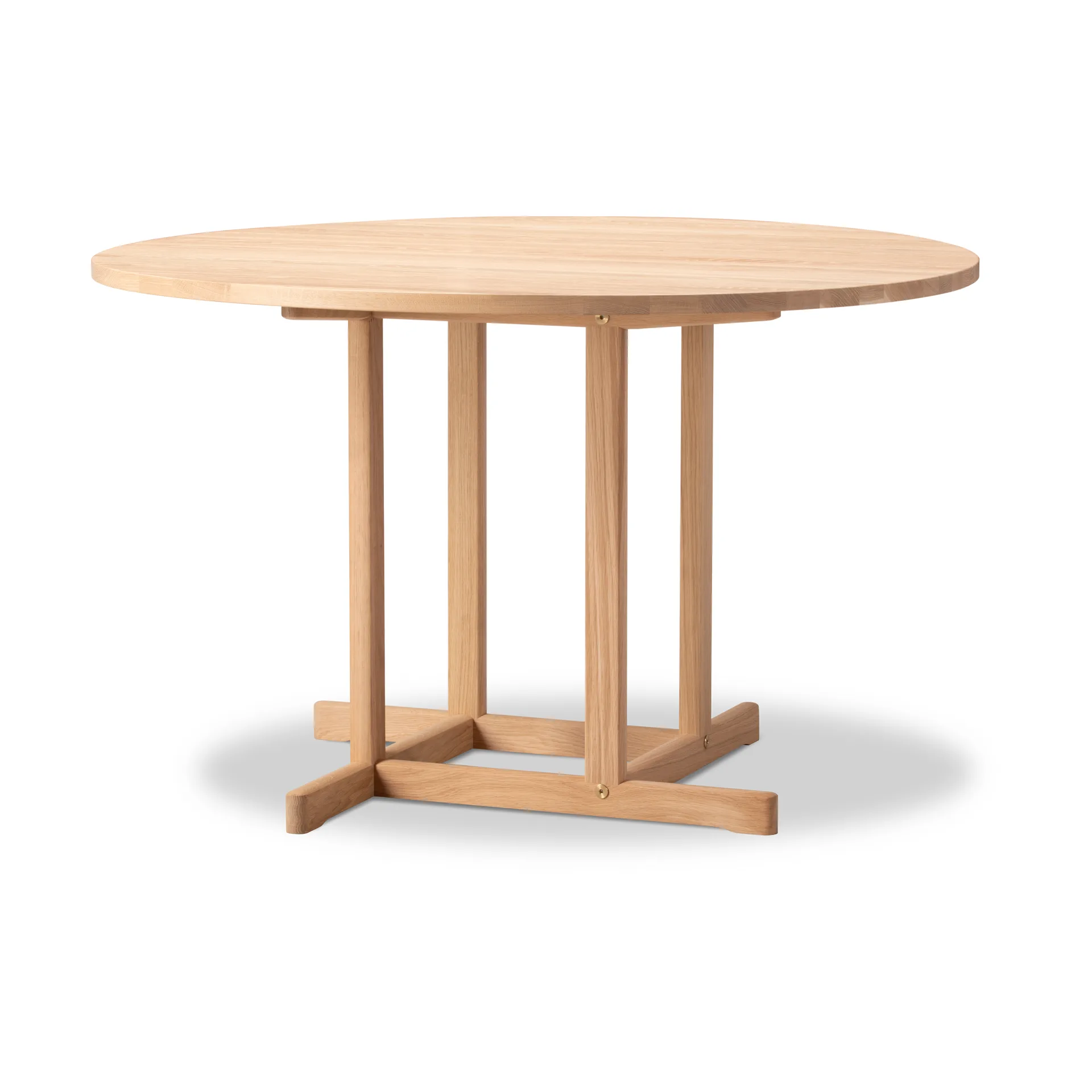BM80 Mogensen Shaker Table table Ø120 cm, Light oiled oak Fredericia Furniture