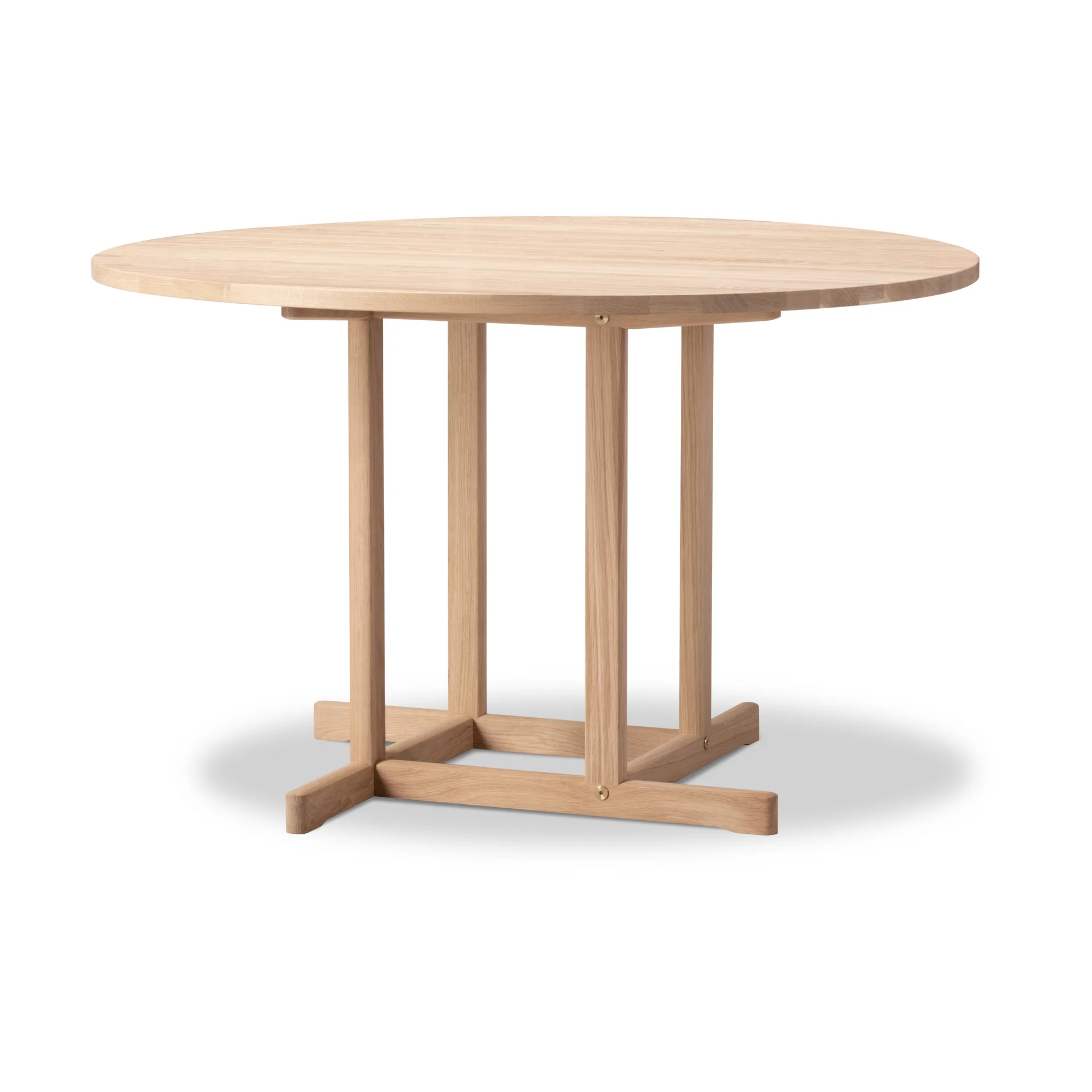 BM80 Mogensen Shaker Table table Ø120 cm, Soaped oak Fredericia Furniture
