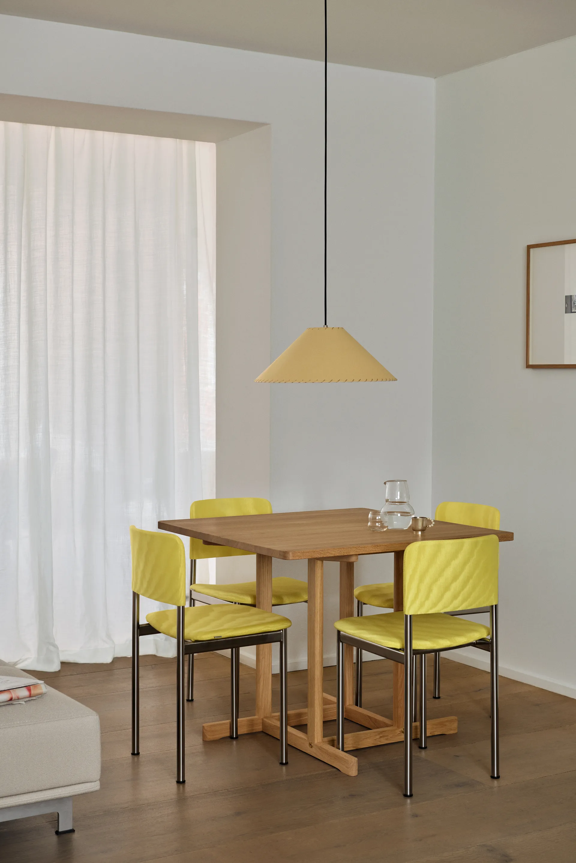 BM80 Mogensen Shaker Table table 90x90 cm, Light oiled oak Fredericia Furniture