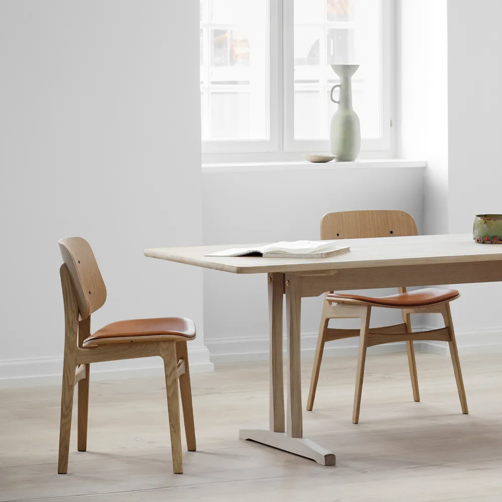 C18 Shaker Table dining table, Soaped oak, 220x90cm Fredericia Furniture