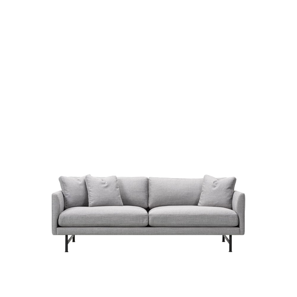 Fredericia Furniture Calmo 5622 sofa 2-seater Sunniva 242-black steel