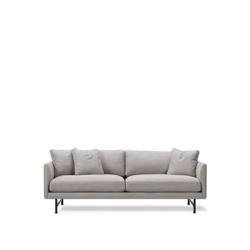 Calmo 5622 sofa 2-seater - Sunniva 717-black steel - Fredericia Furniture