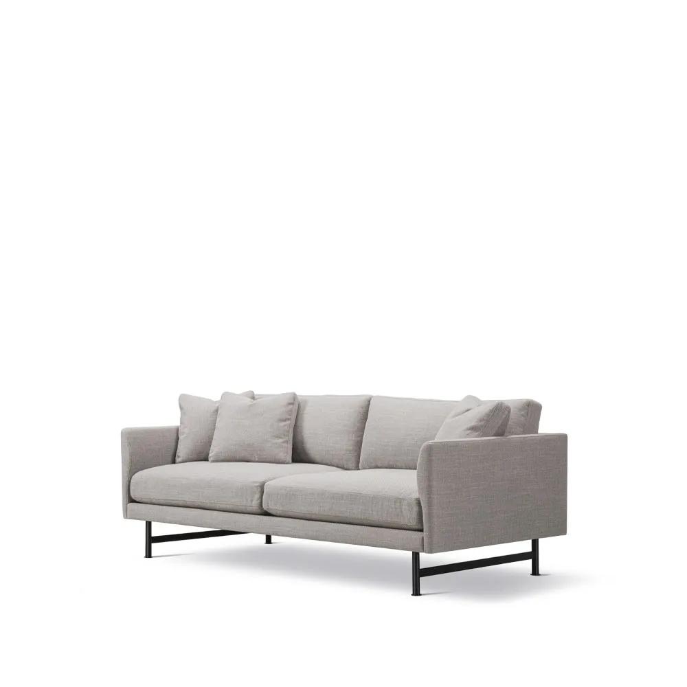 Calmo 5622 sofa 2-seater, Sunniva 717-black steel Fredericia Furniture