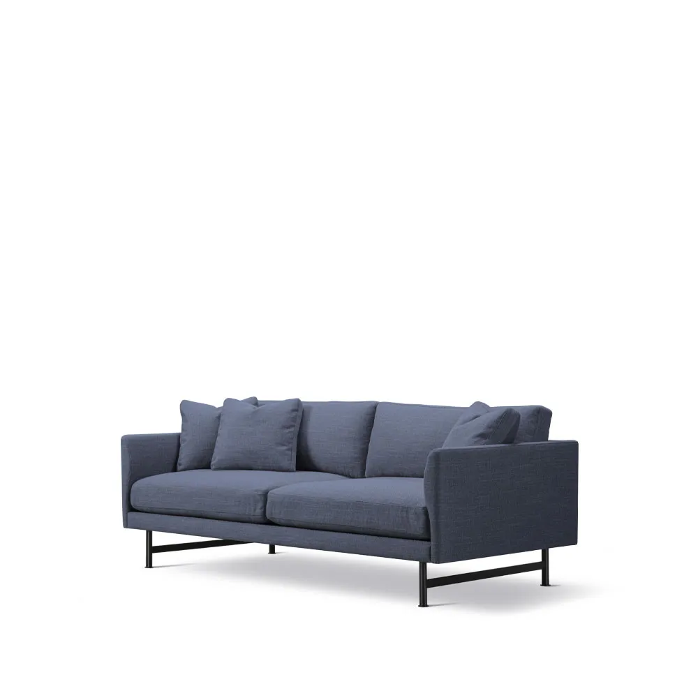 Calmo 5622 sofa 2-seater, Sunniva 783-black steel Fredericia Furniture