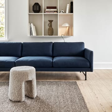 Calmo 5623 sofa - Sunniva 717-black steel - Fredericia Furniture