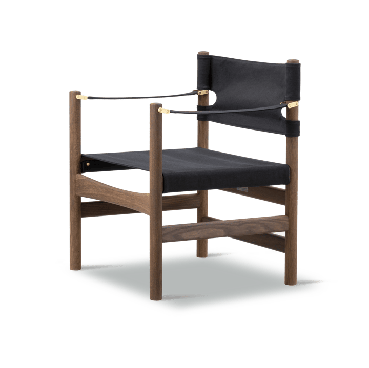 Canvas 21 armchair - Black canvas-oiled oak - Fredericia Furniture