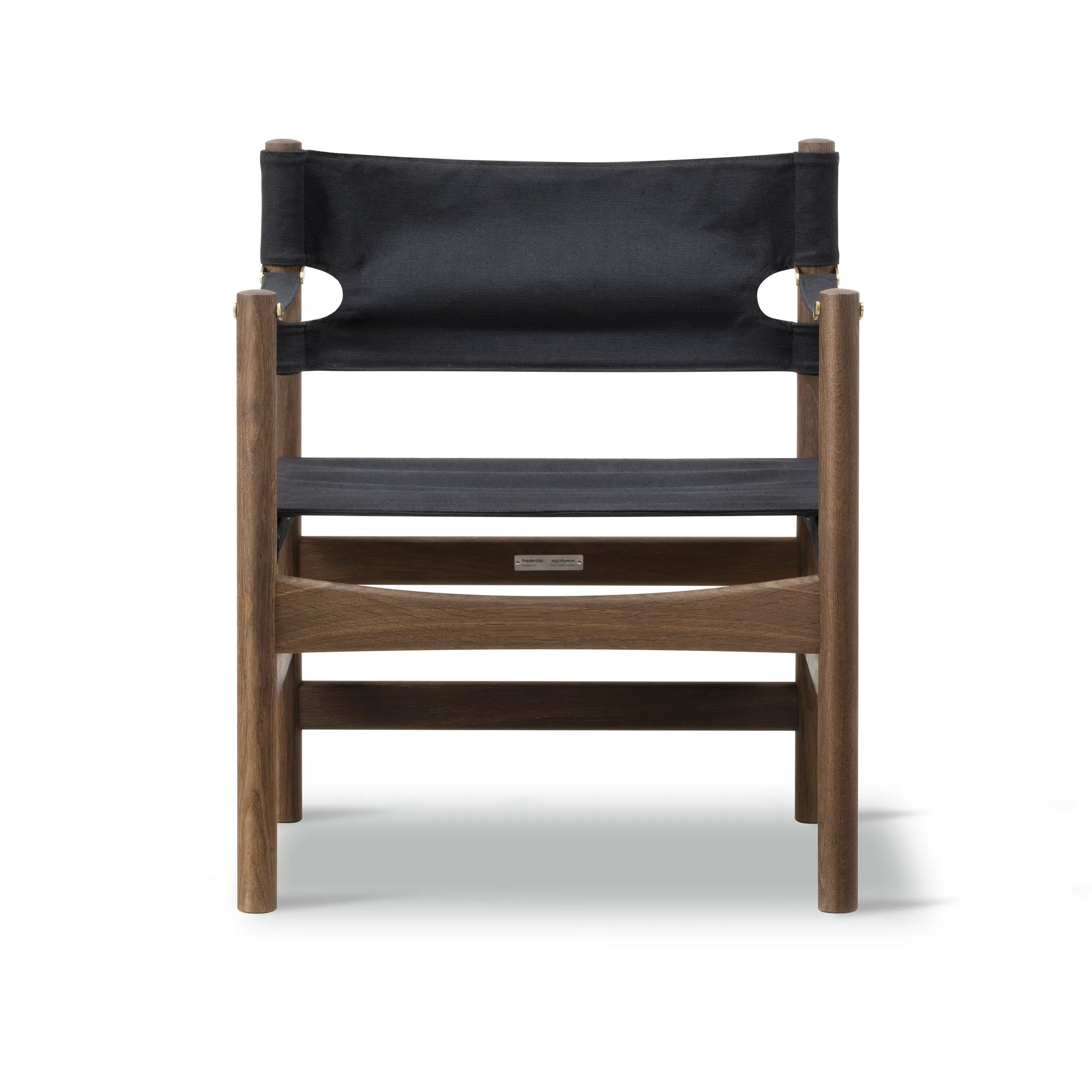 Canvas 21 armchair, Black canvas-oiled oak Fredericia Furniture