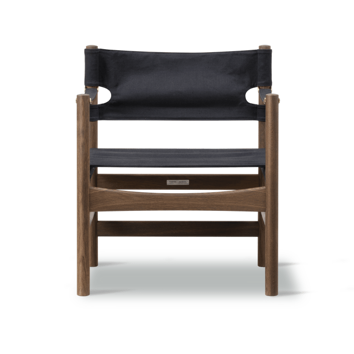 Canvas 21 armchair, Black canvas-oiled oak Fredericia Furniture