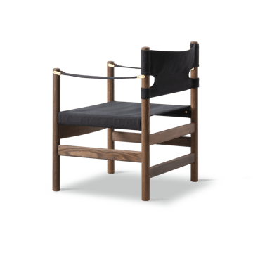 Canvas 21 armchair - Black canvas-oiled oak - Fredericia Furniture