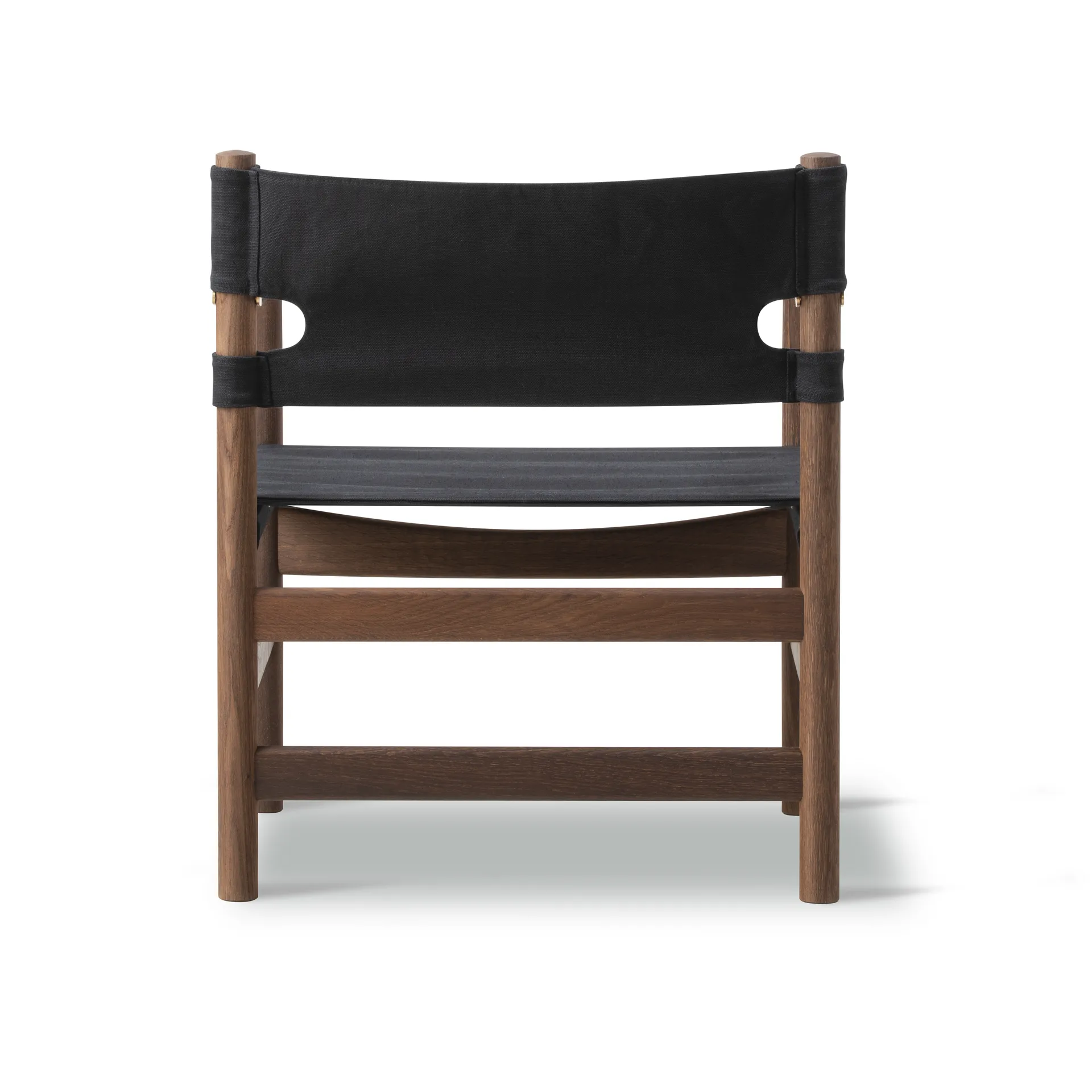 Canvas 21 armchair, Black canvas-oiled oak Fredericia Furniture